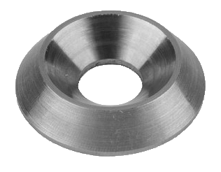 #8 FLANGED FINISH WASHERS 18-8 STAINLESS STEEL
